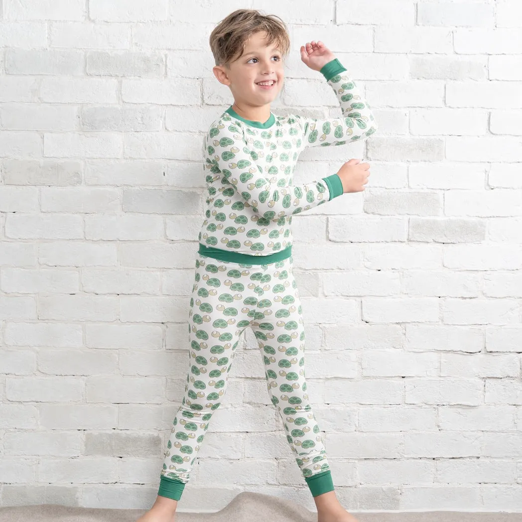 • The Turtle Take-Over • ‘Sleep Tight’ Two-Piece Bamboo Pajama and Playtime Set