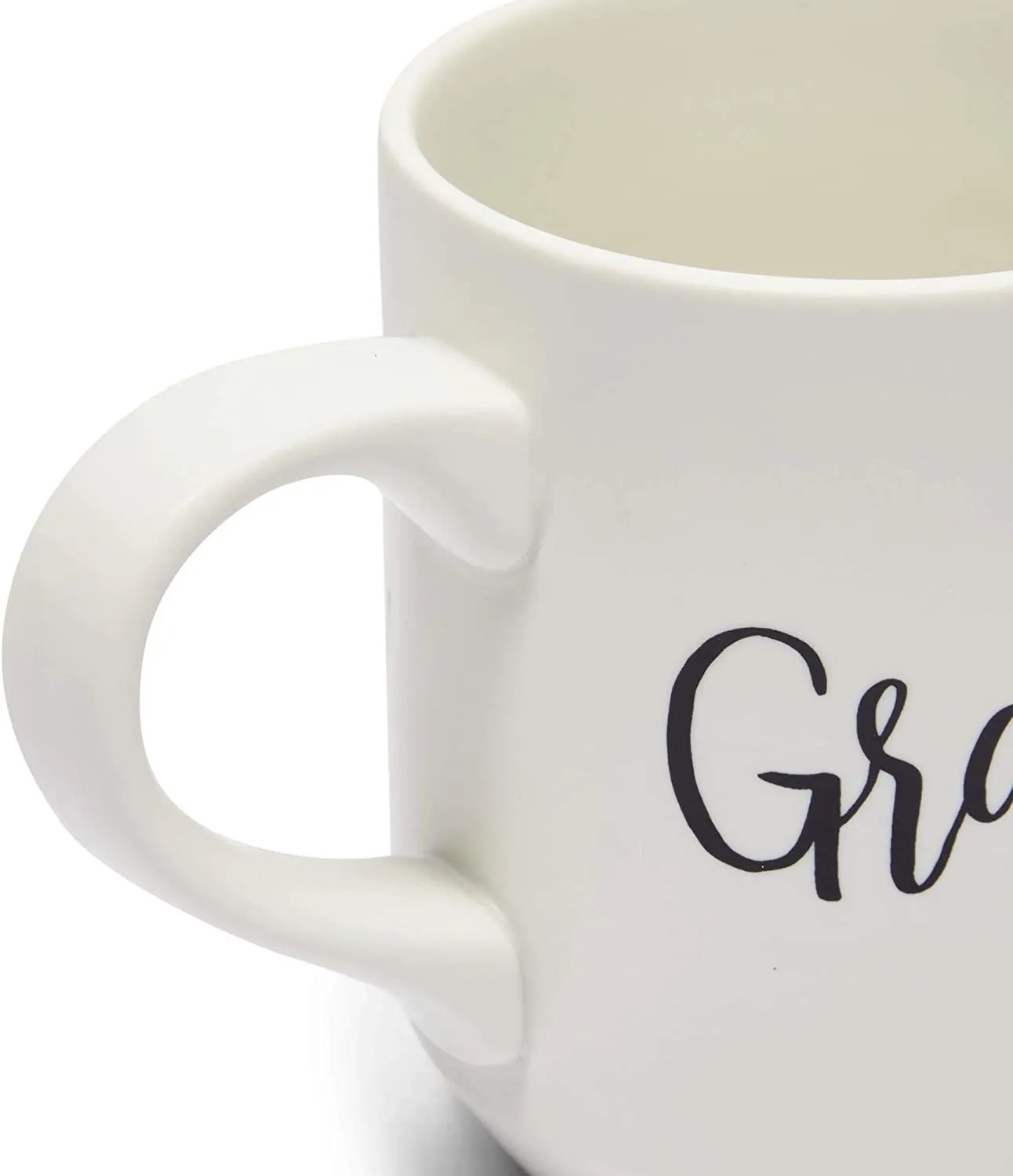 2 Piece Grandma and Grandpa Mugs Set for Coffee, Tea, Grandparent Announcement Gifts (15 oz)