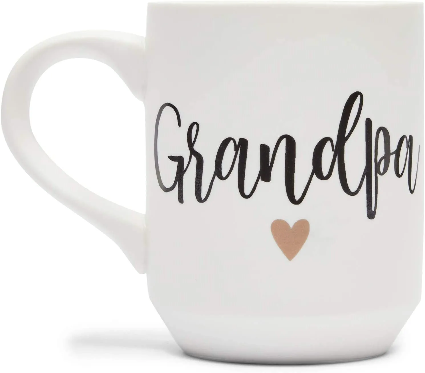 2 Piece Grandma and Grandpa Mugs Set for Coffee, Tea, Grandparent Announcement Gifts (15 oz)