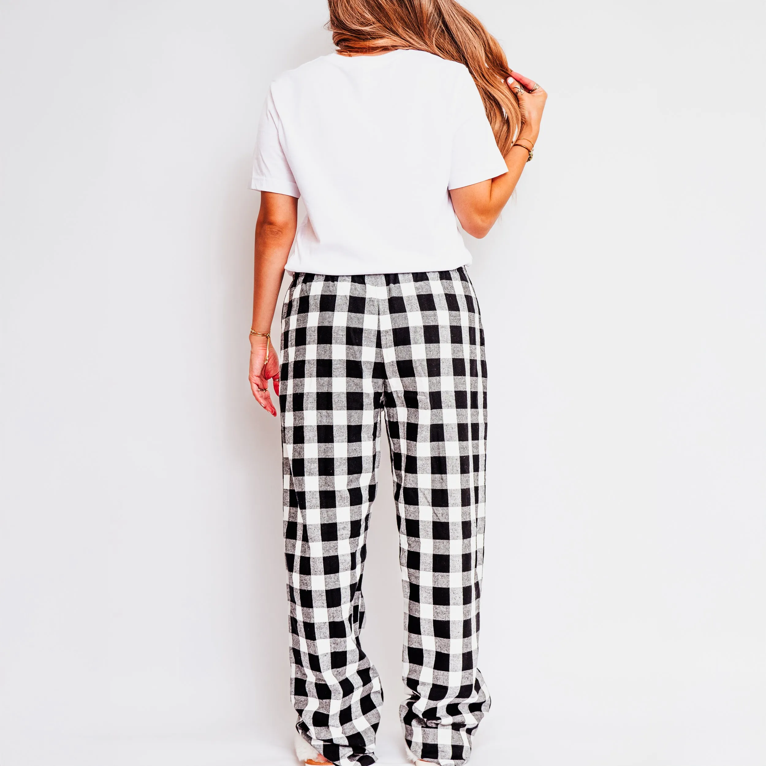 All You Need Is Love | Plaid Pajama Set