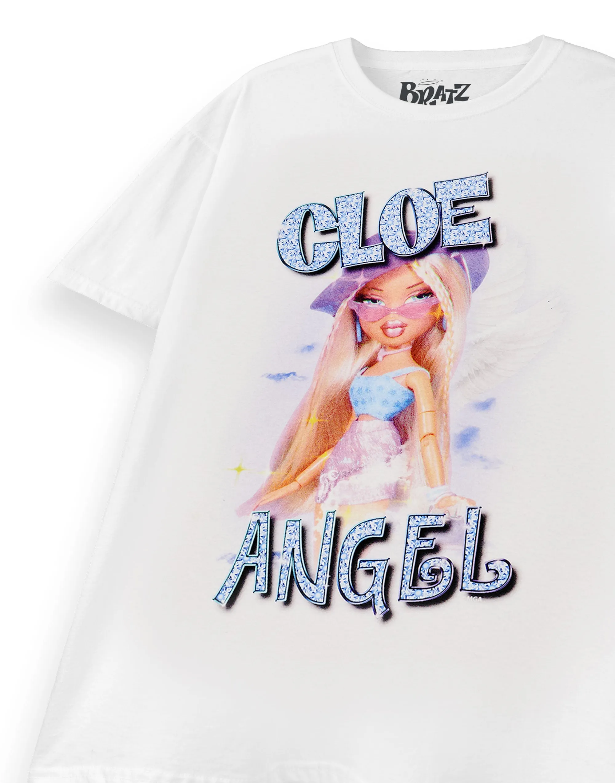 Bratz Cloe Womens White Short Sleeved T-Shirt