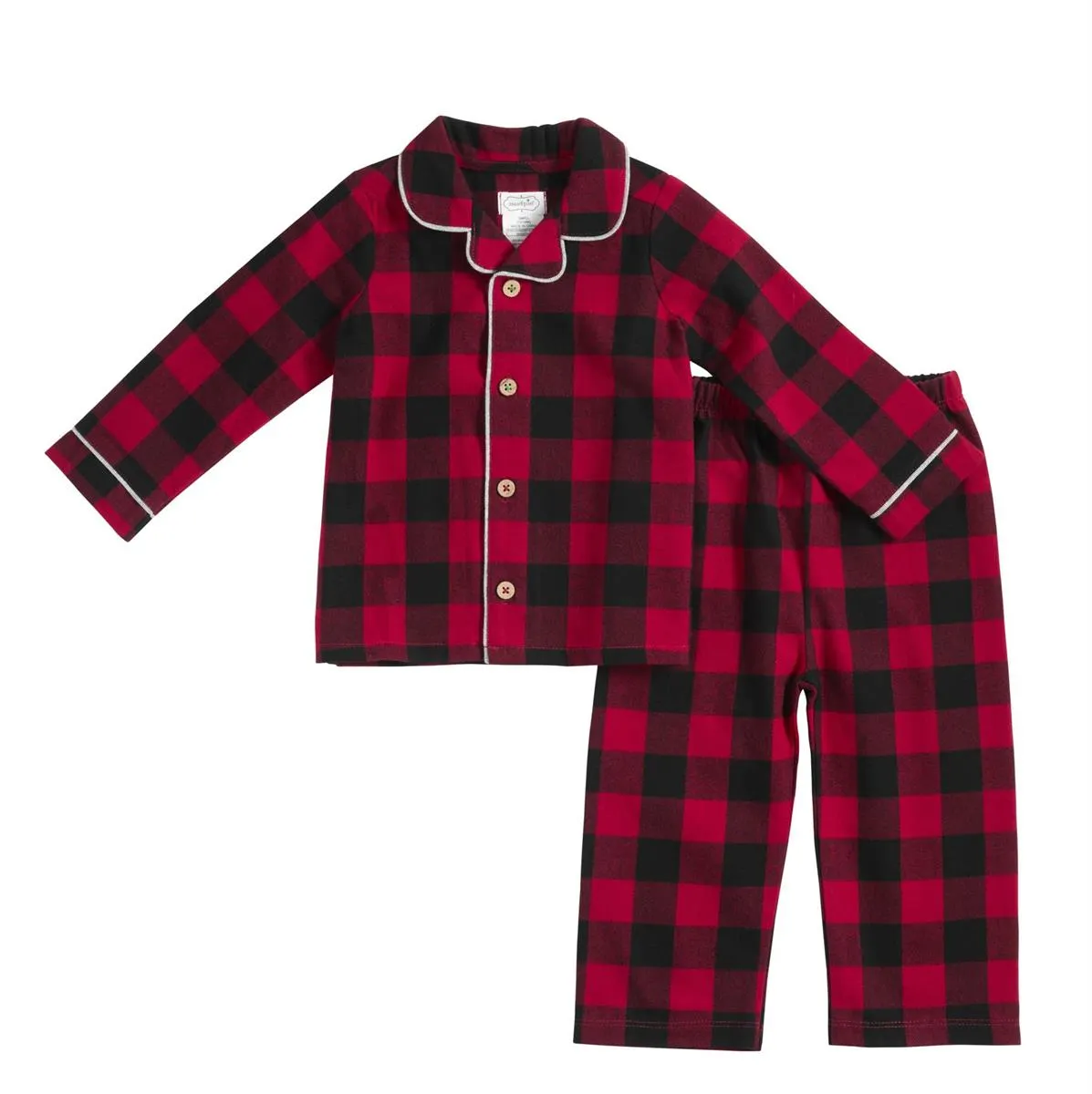 Buffalo Check 2pc Flannel Pajama Set