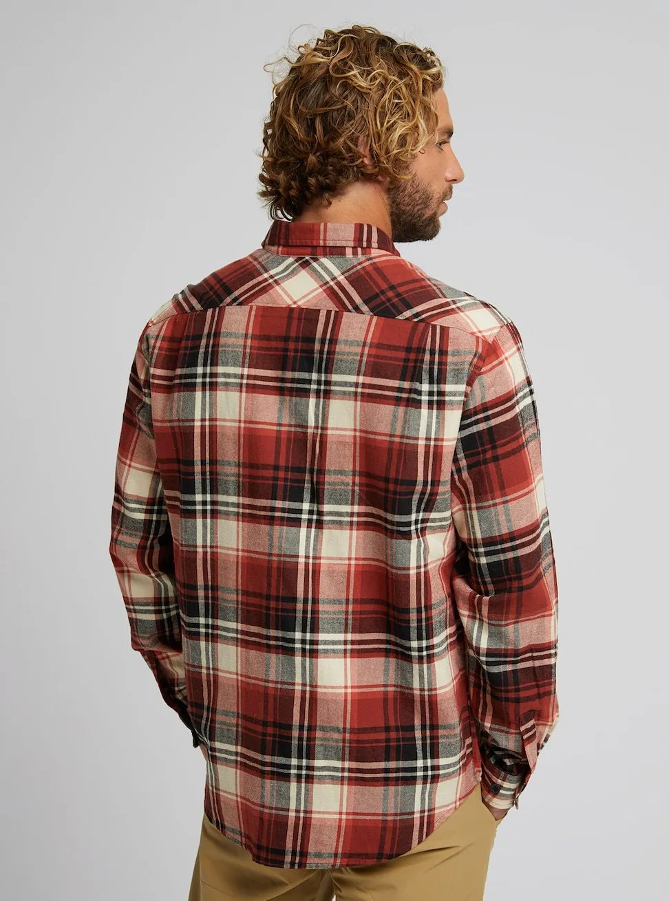 Burton Brighton Flannel Mens Tandori Stump Plaid