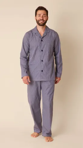 Charleston Men's Luxe Pima Pajama - Navy