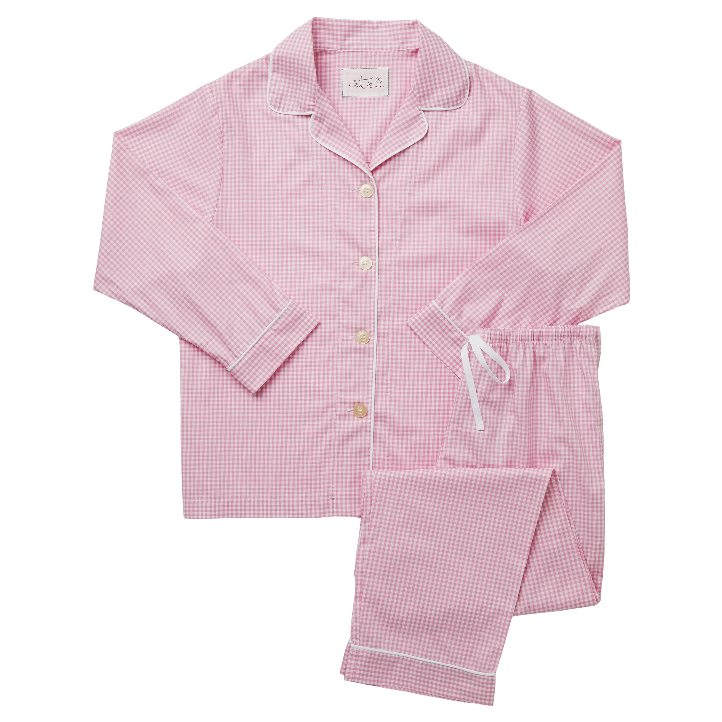 Classic Gingham Luxe Pima Pajama - Pink