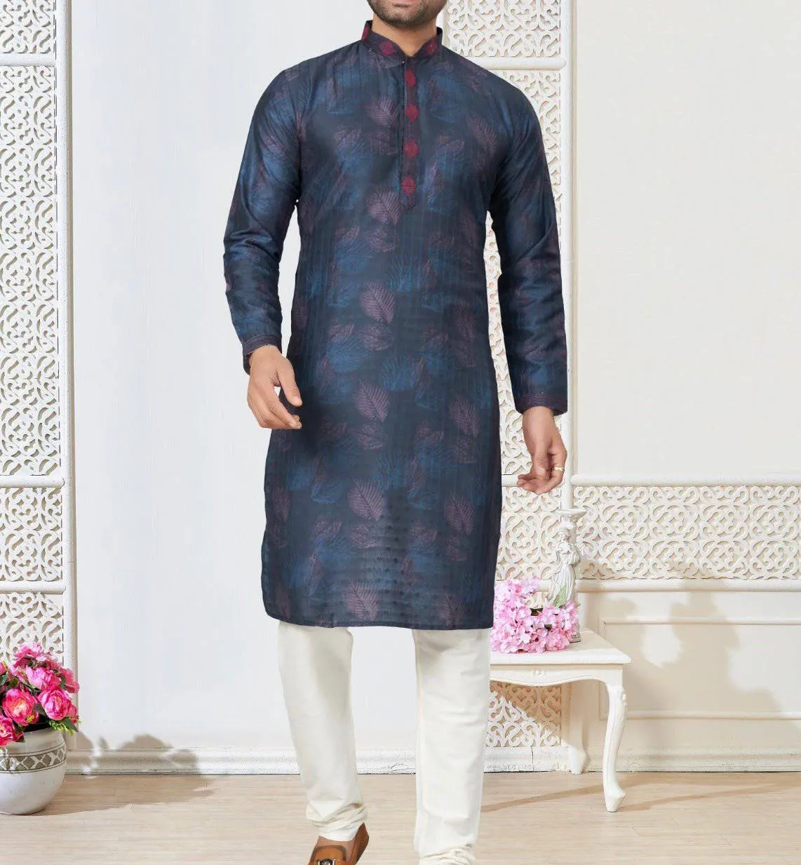 Cotton Pattern Kurta Pajama