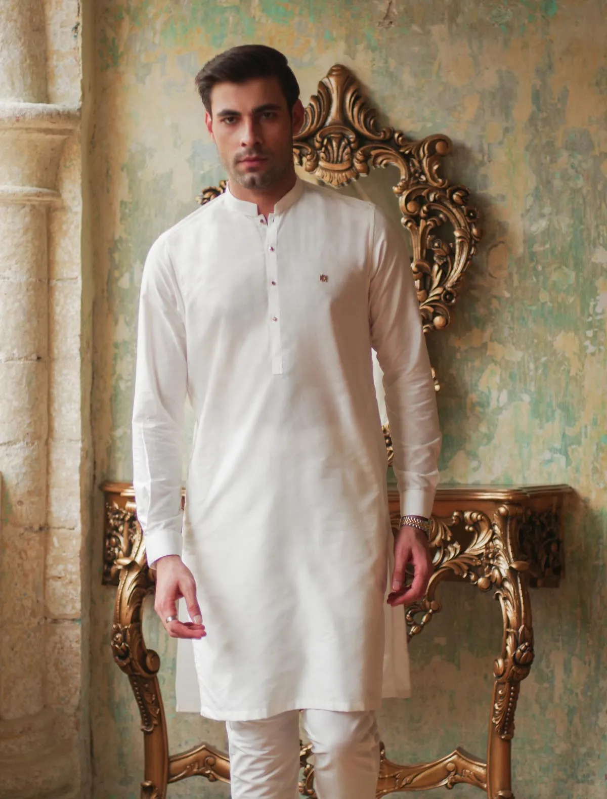 CREAM COTTON SILK KURTA PAJAMA