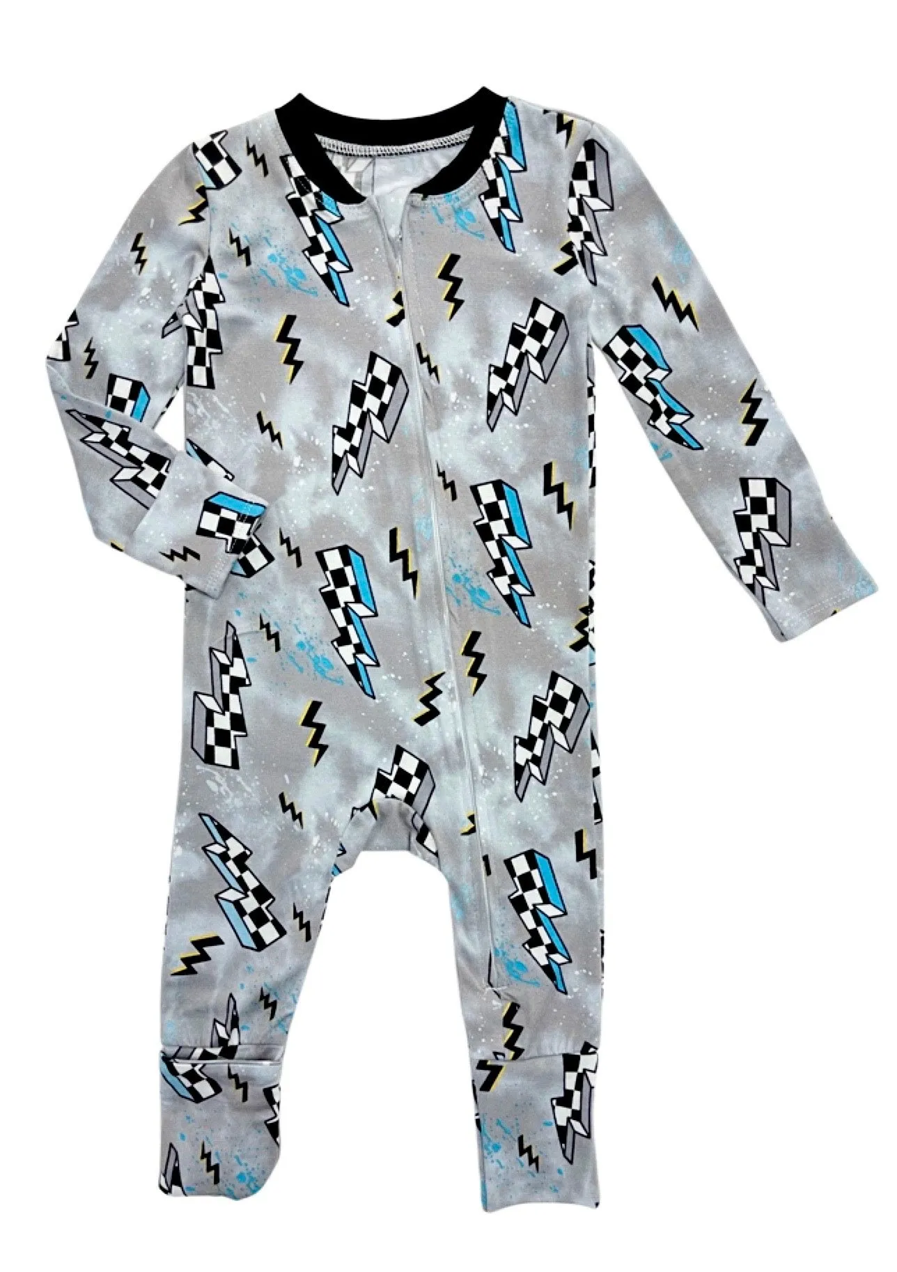 Esme Thunder Infant Flip Footie