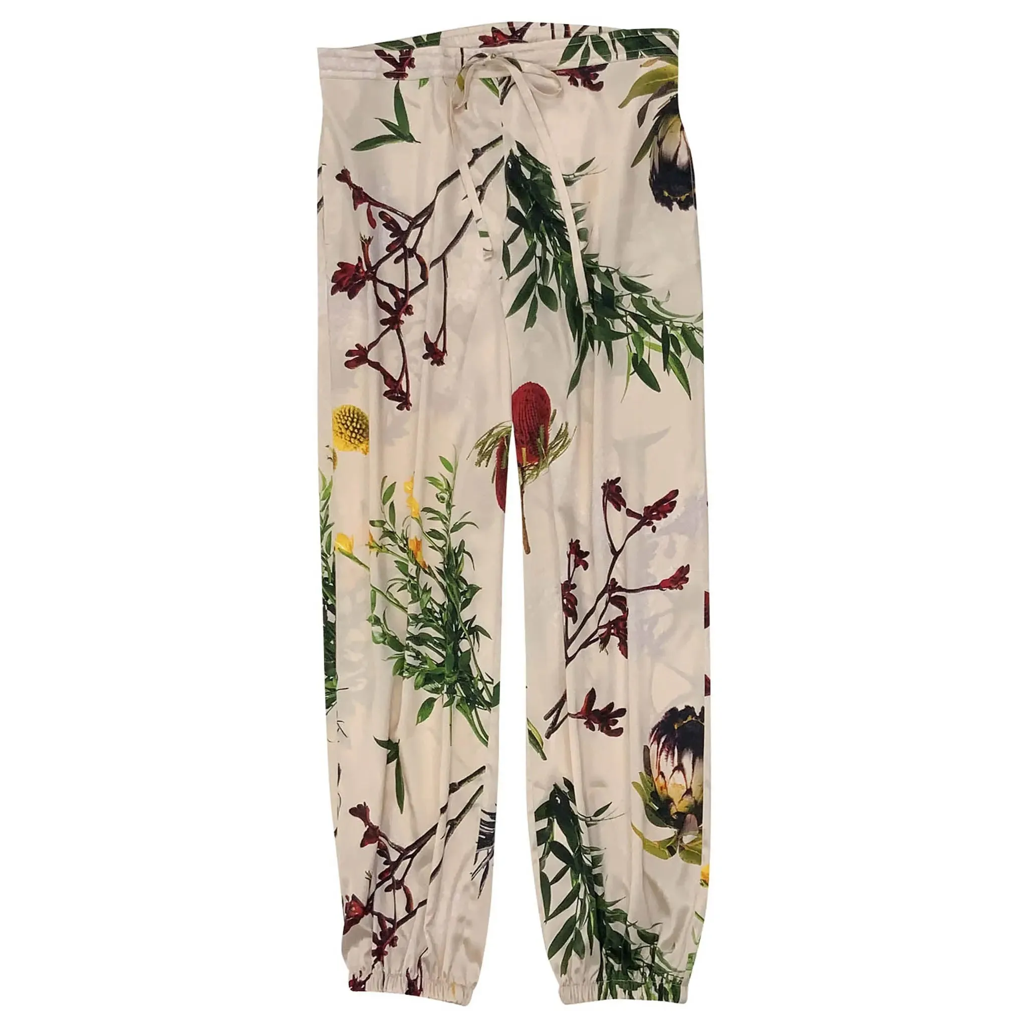 Flying Flower Silk Pyjama Pants