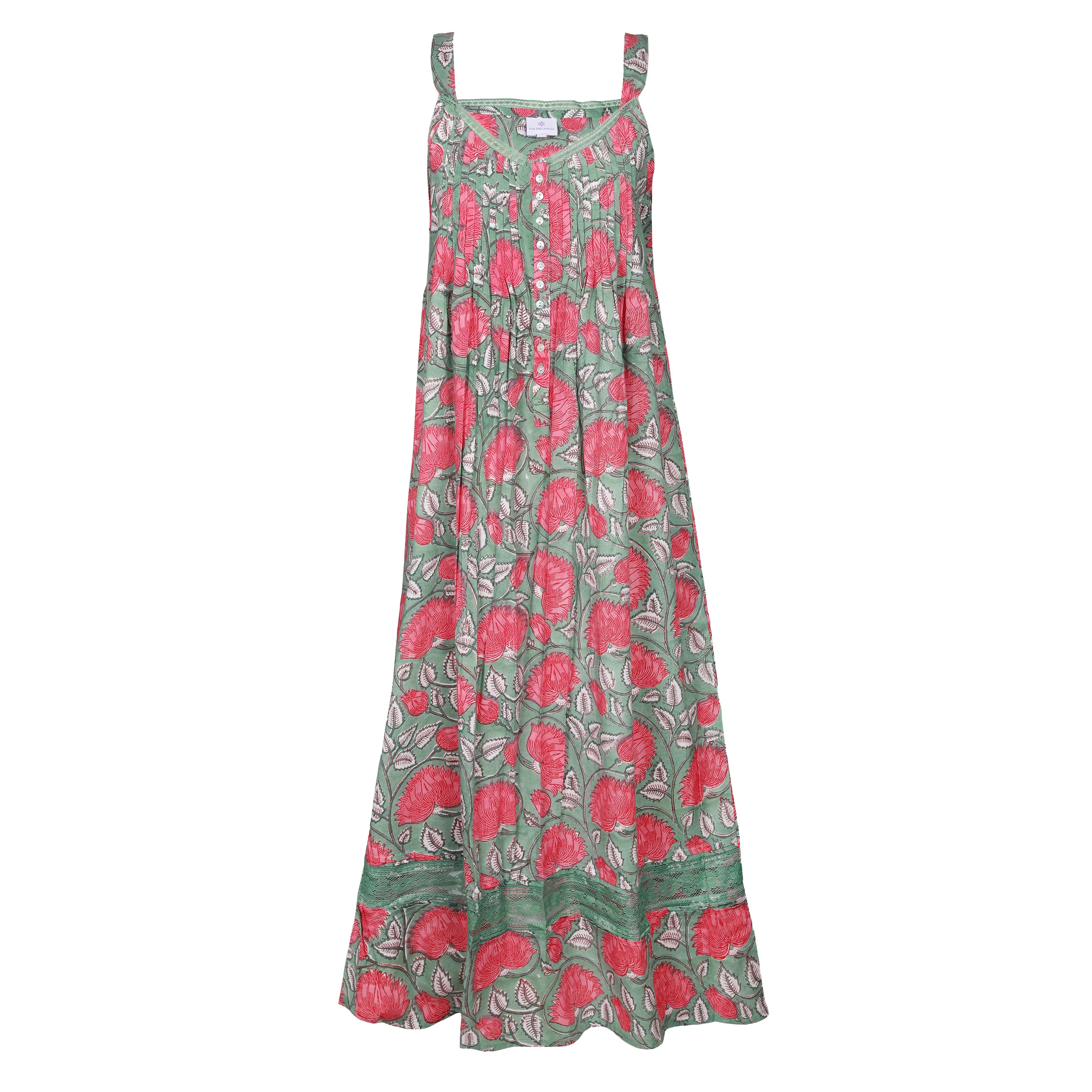 Francis Floral Sleeveless Night Gown