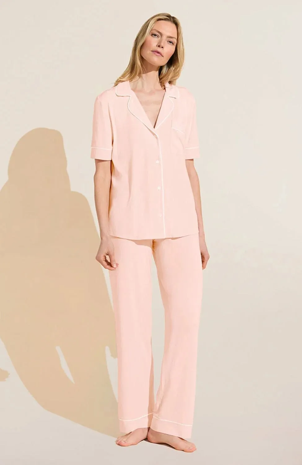 Gisele Tencel Short Sleeve Long Pant Pajama Set