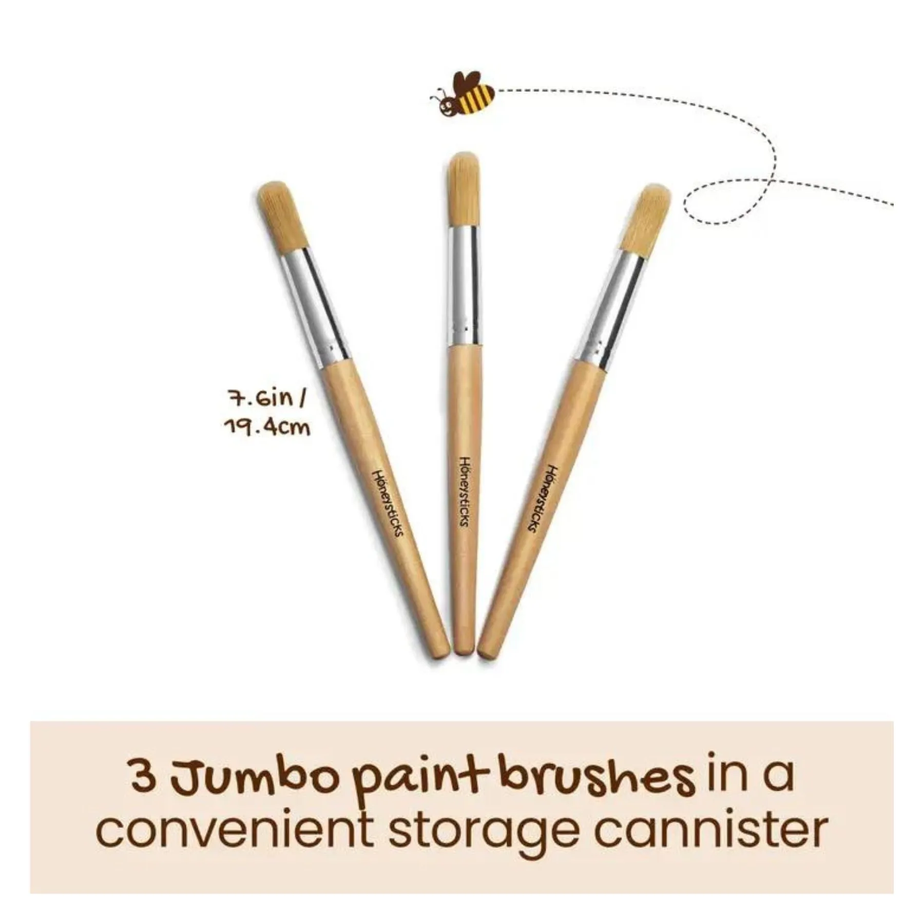 Jumbo Paint Brush Set