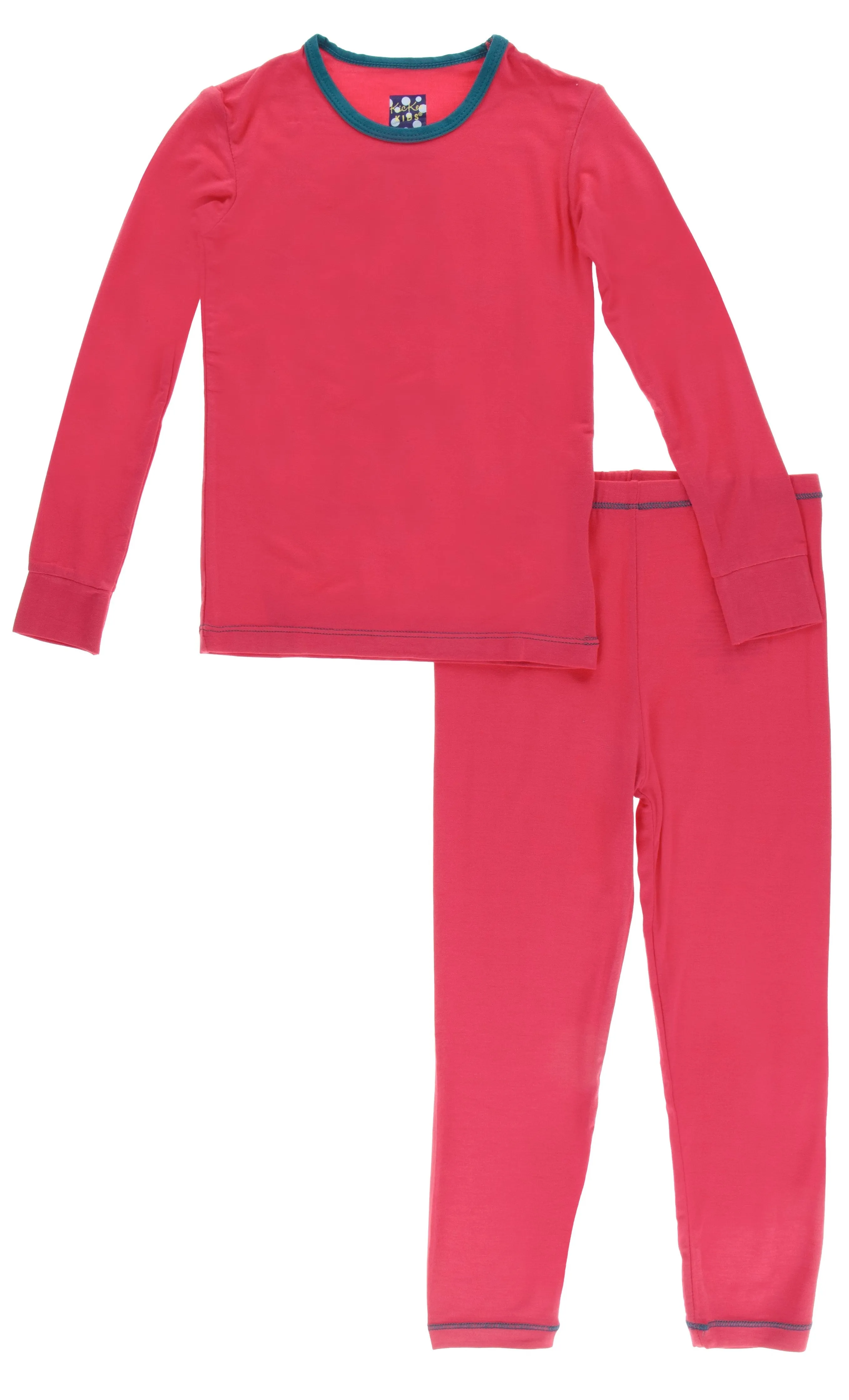 KicKee Pants Everyday Heroes Solid L/S Pajama Set (5 Colors)