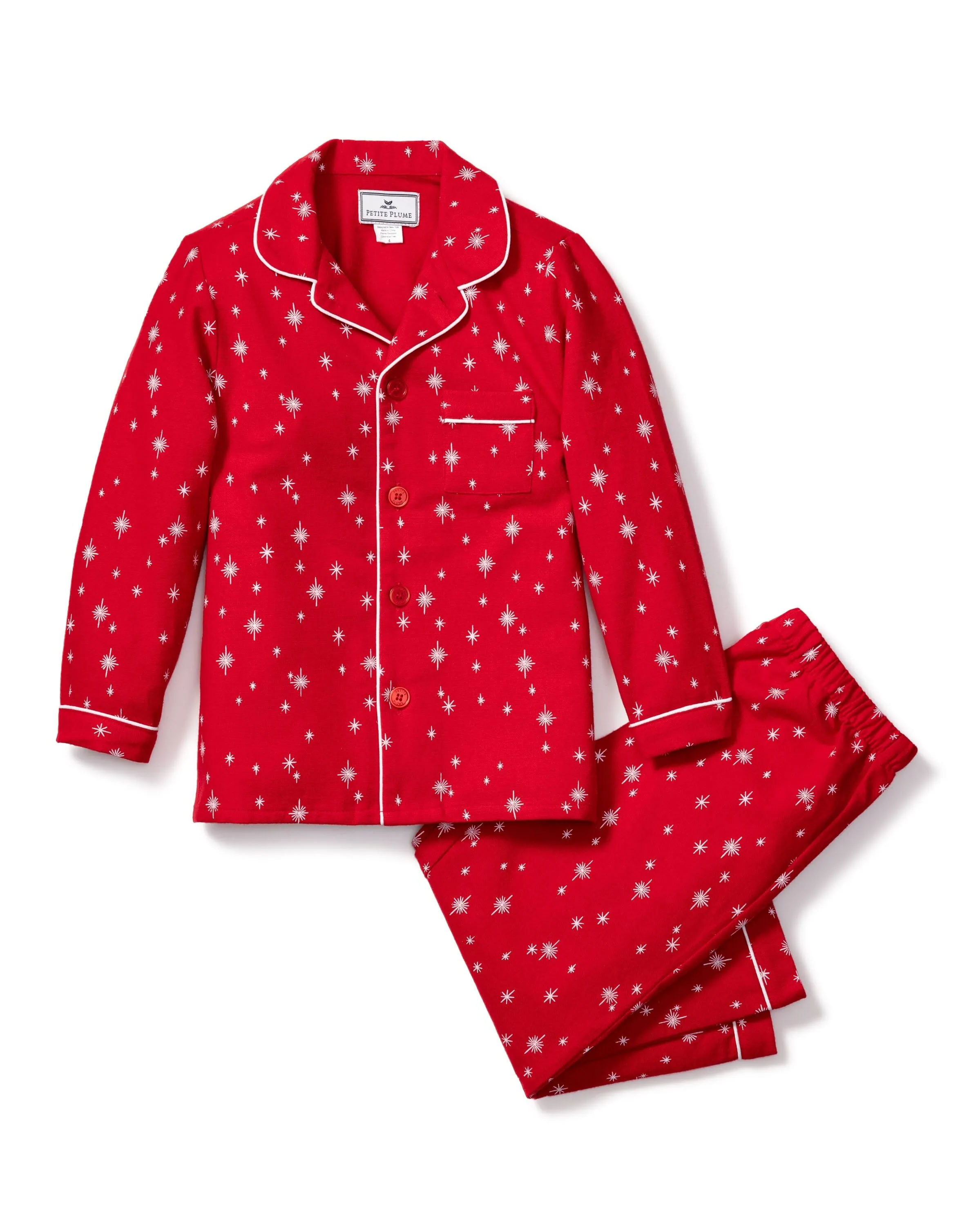 Kid's Flannel Pajama Set | Starry Night