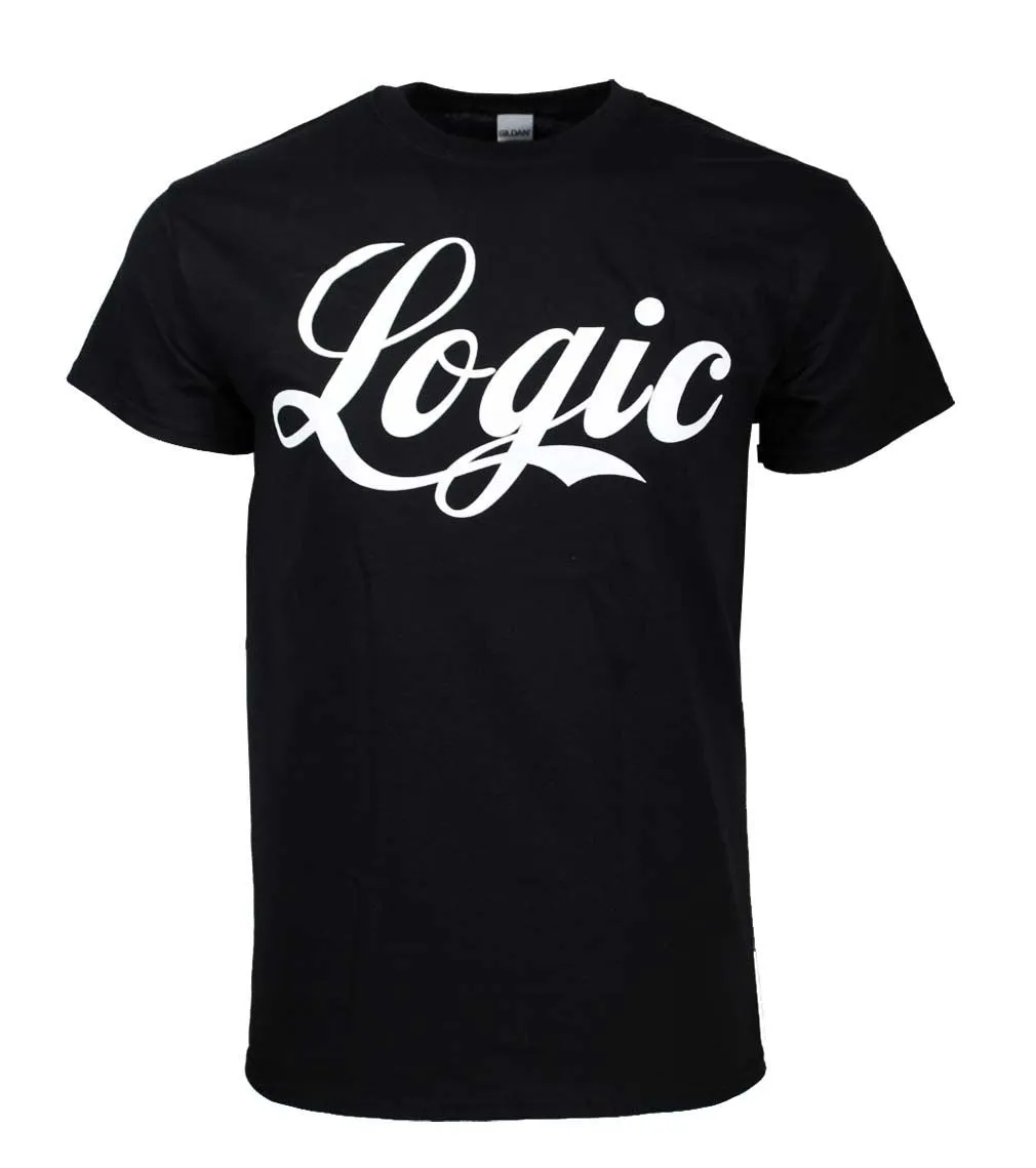 Logic Logo Mens T Shirt Black