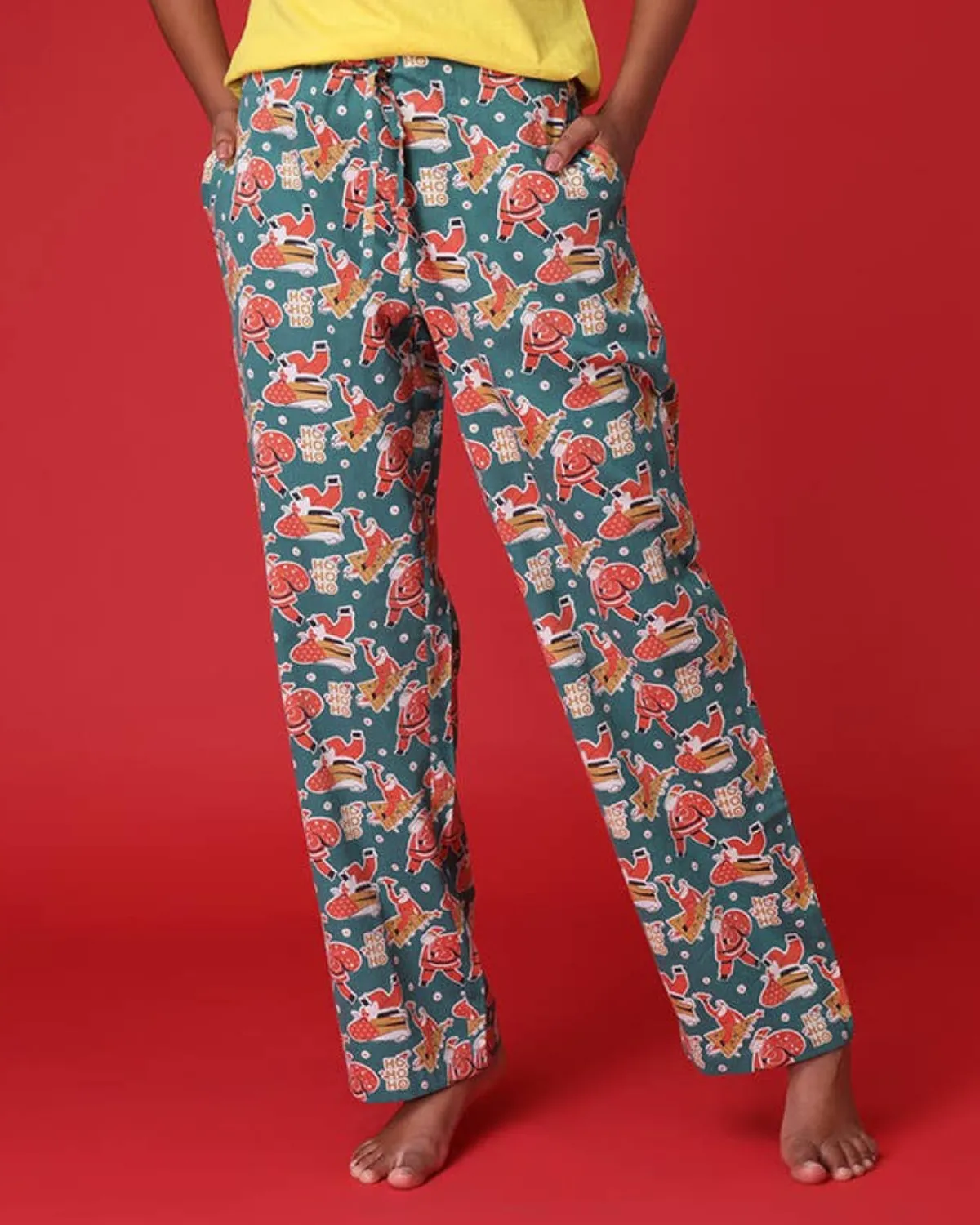 Mahogany Hey Sant Flannel Pajama Pant - N211ps