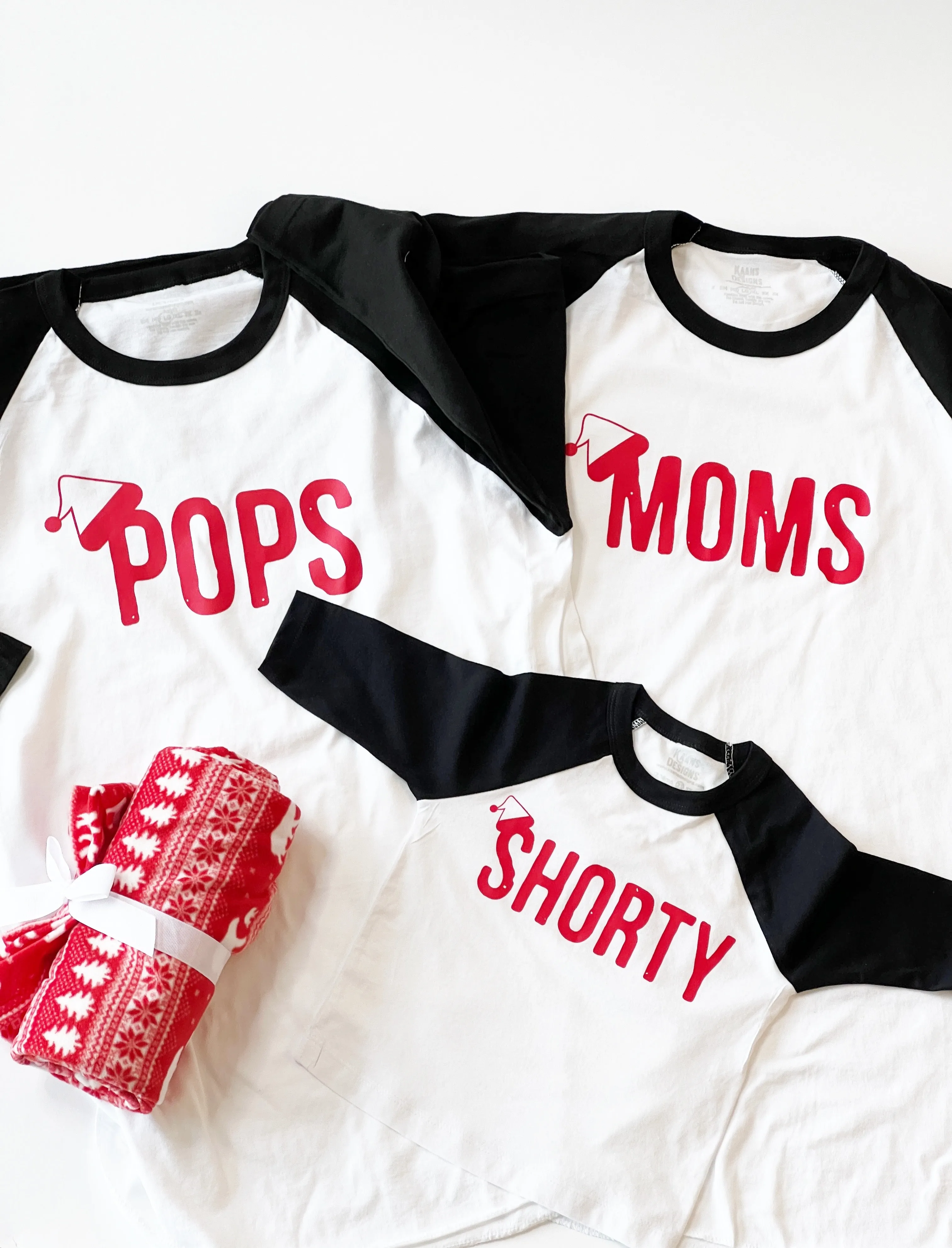 Matching Christmas Shirts - Shorty Raglan Set