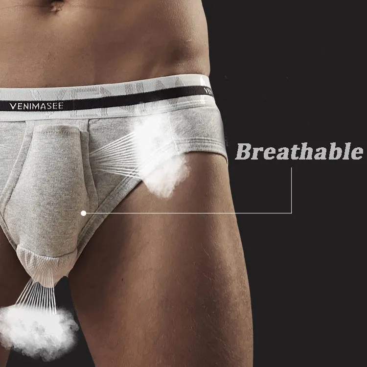 Men's Cotton Ball Hammock Separate Briefs