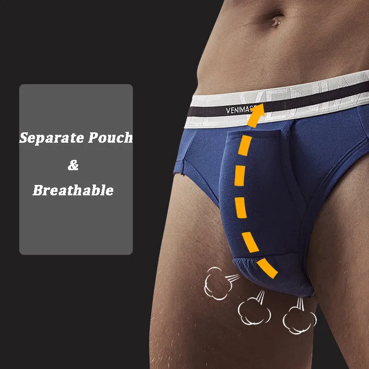 Men's Cotton Ball Hammock Separate Briefs