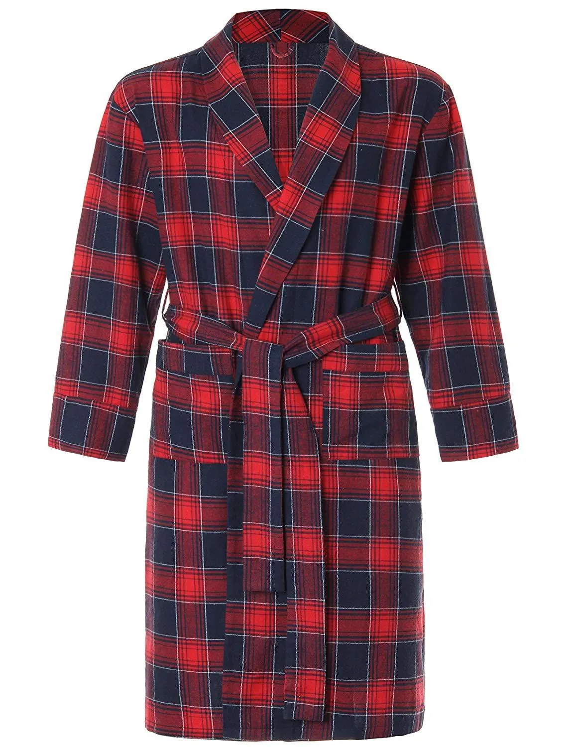 Men's Cotton Flannel Robe