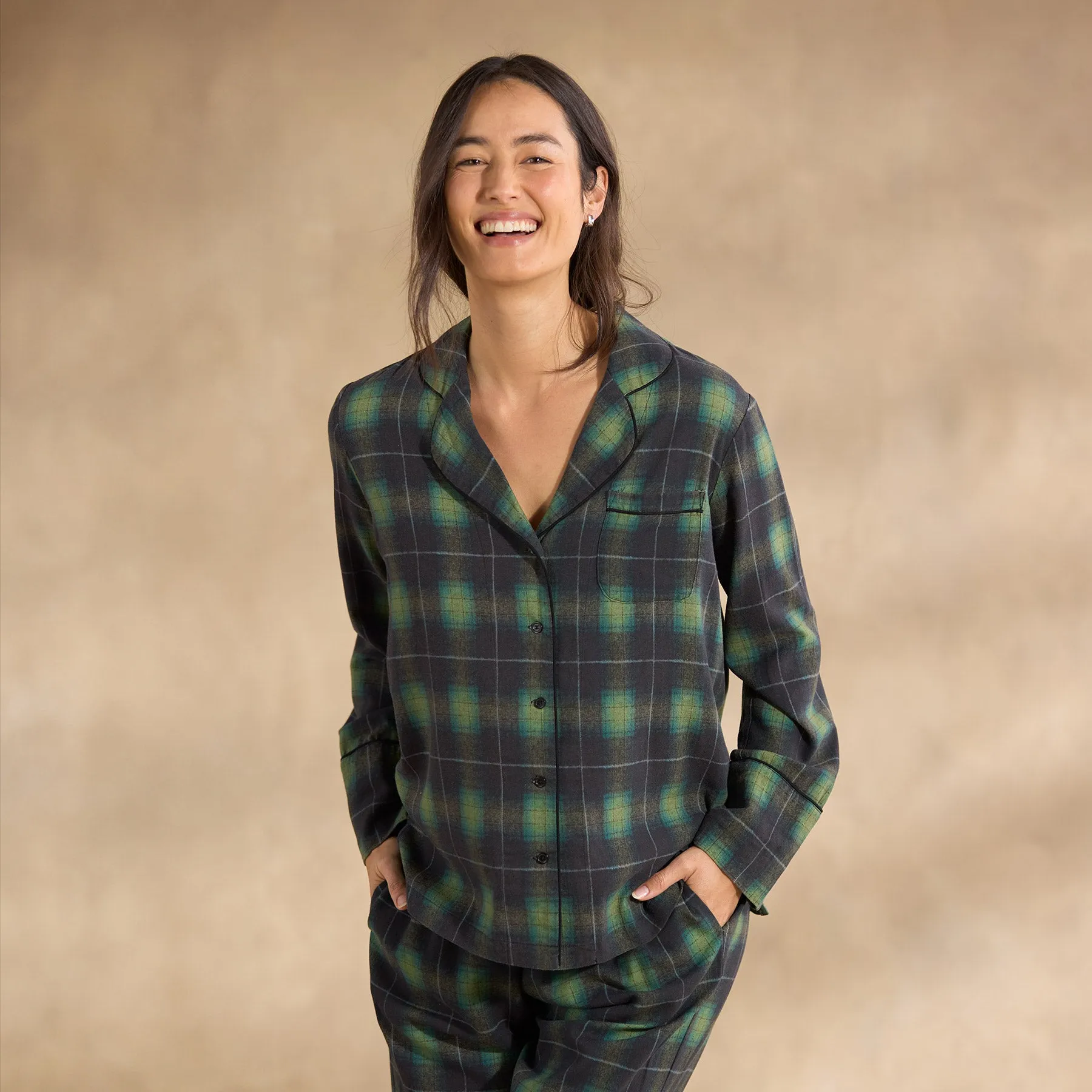 Merci Flannel Pajama Set