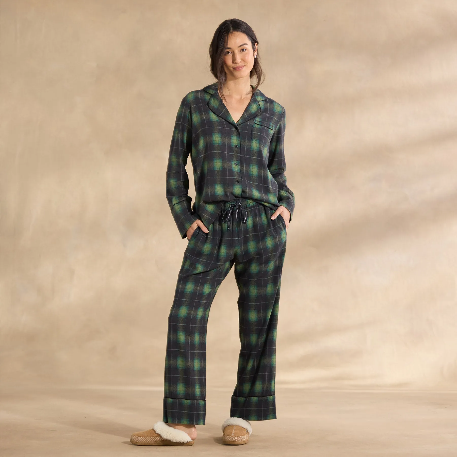 Merci Flannel Pajama Set