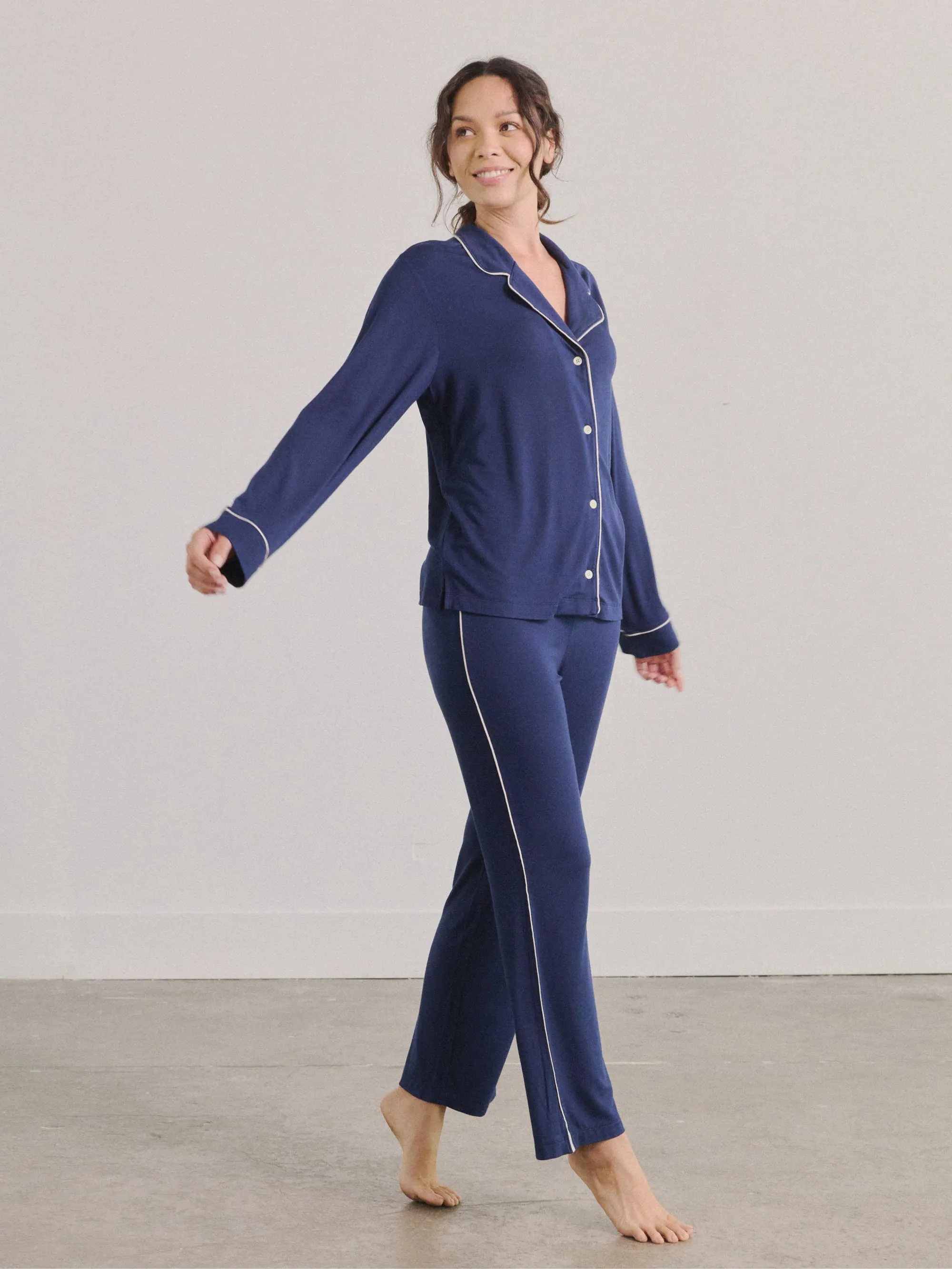 Modal Long Sleeve Pajama Set