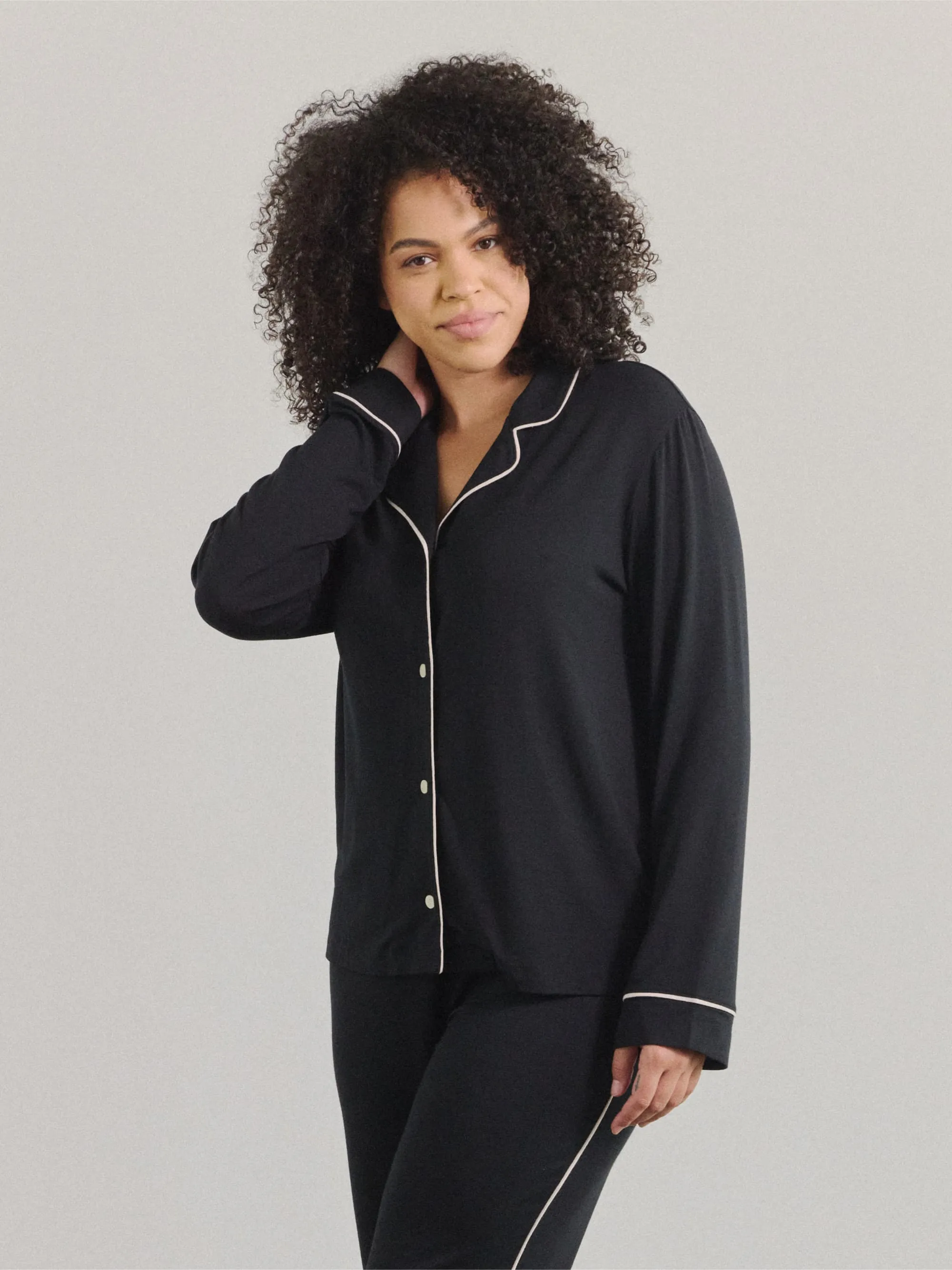 Modal Long Sleeve Pajama Set