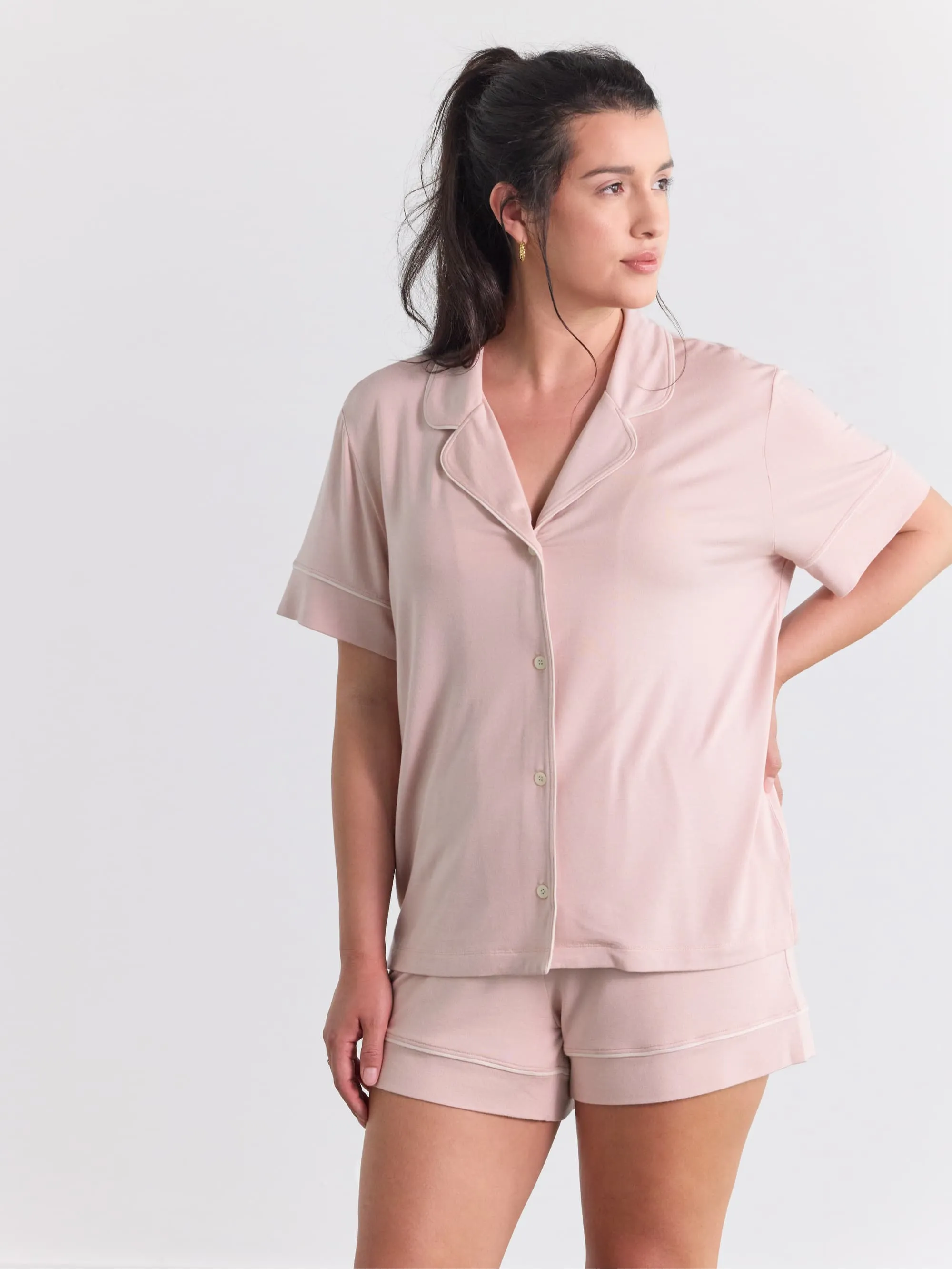 Modal Short Sleeve Pajama Set