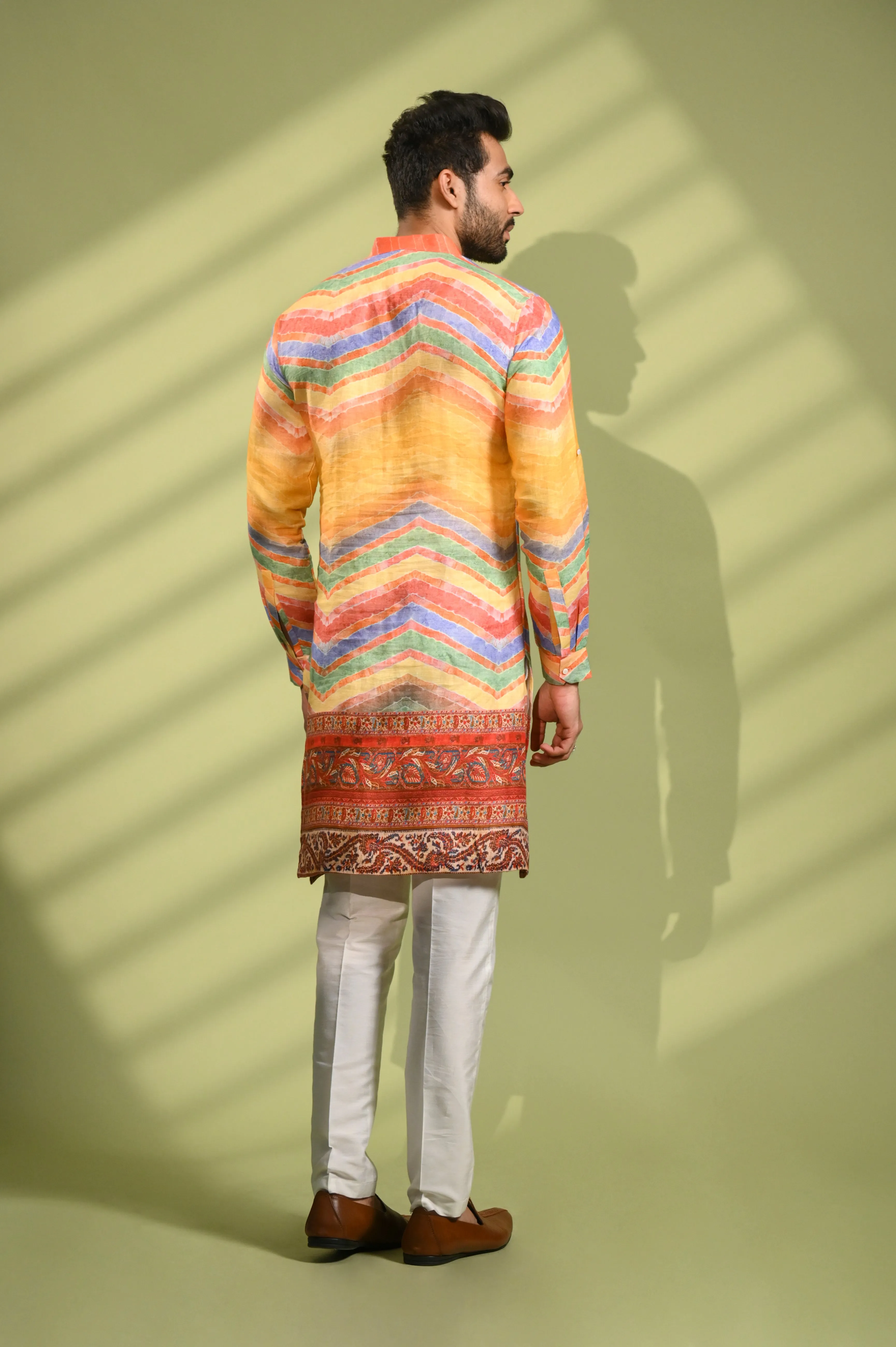 Multi Color Kurta Top with DIgital Print