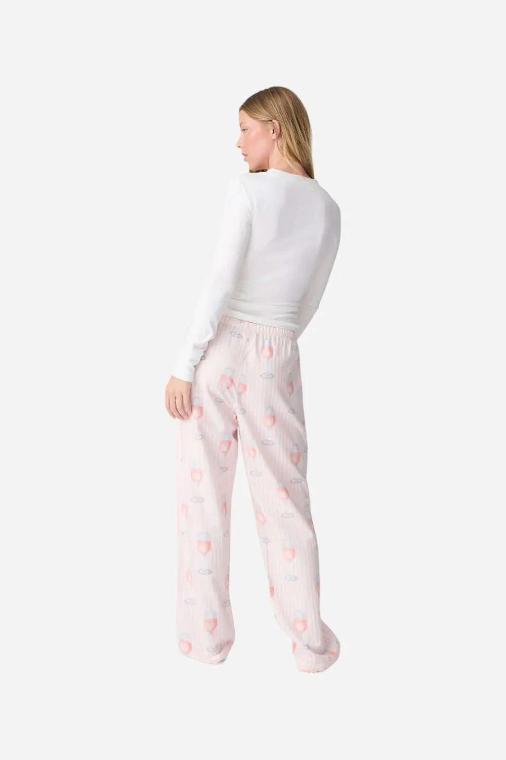 PJ Salvage Rose All Day Flannel Pant