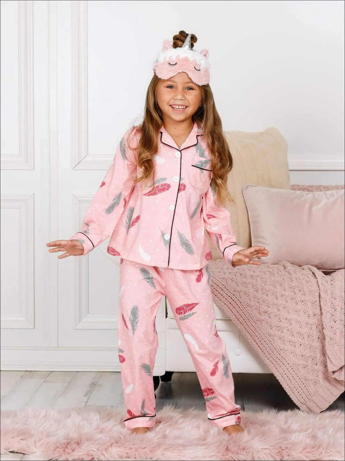 Precious Dreams Long Sleeve Pajama Set