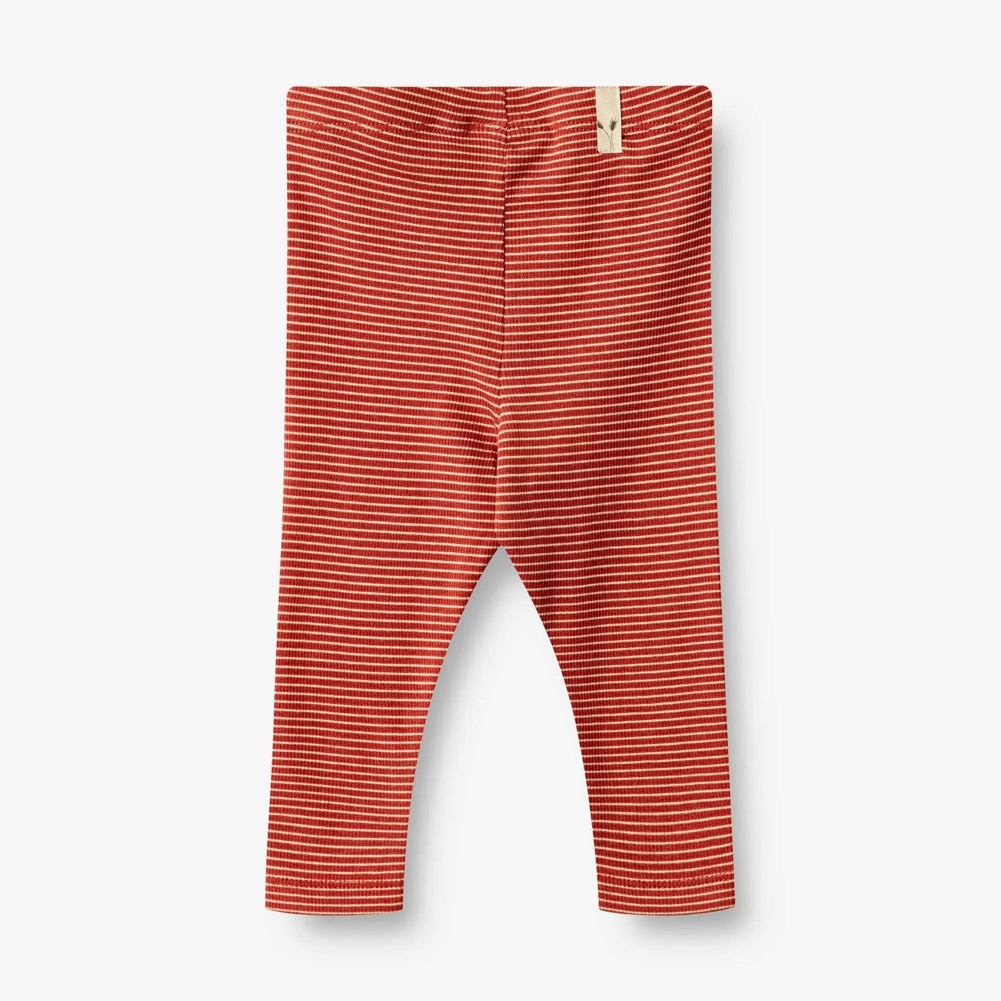 Rib Leggings Maddy | Baby - paprika stripe