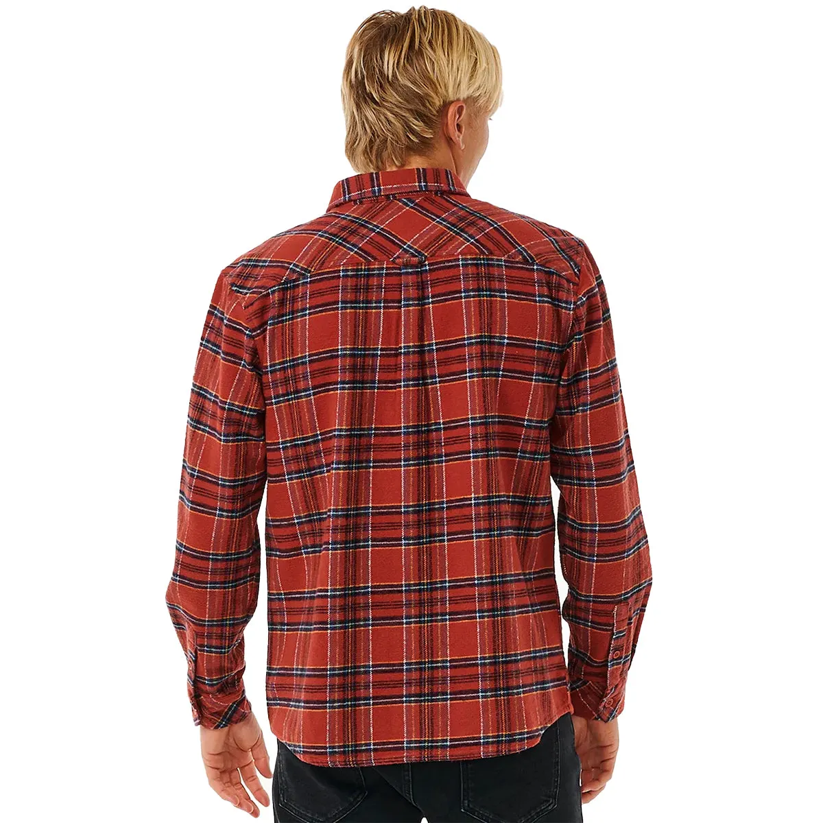 Rip Curl Griffin Long Sleeve Button-Up Flannel Shirt