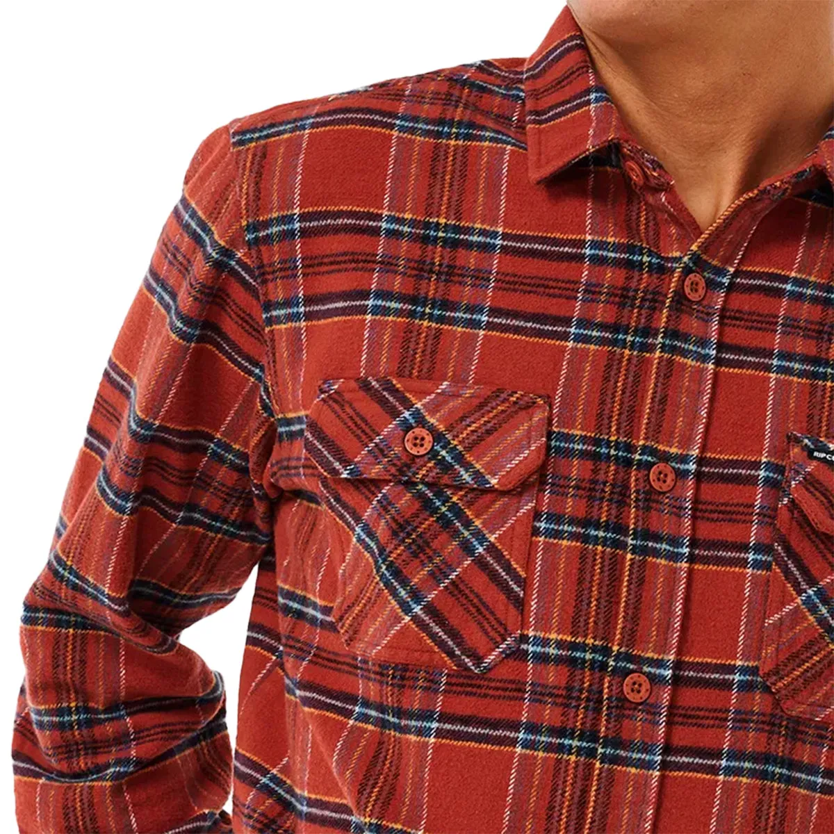 Rip Curl Griffin Long Sleeve Button-Up Flannel Shirt