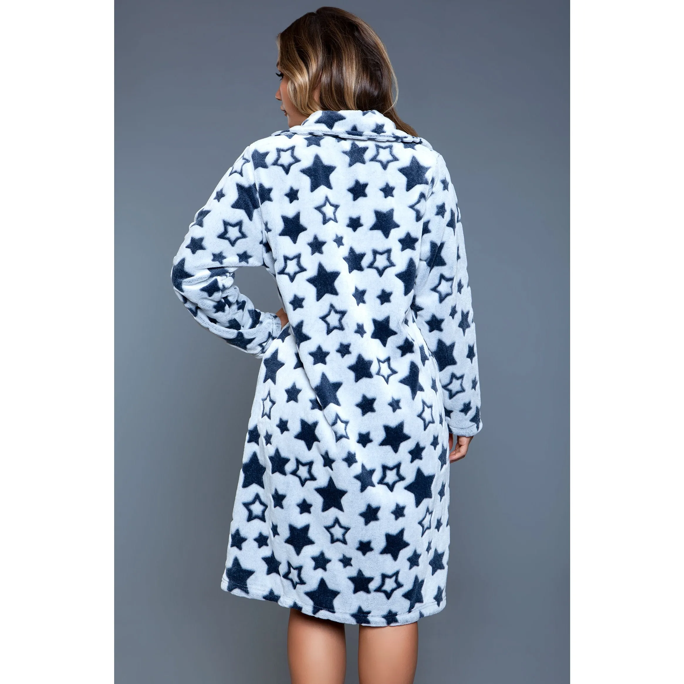 Star Flannel Robe