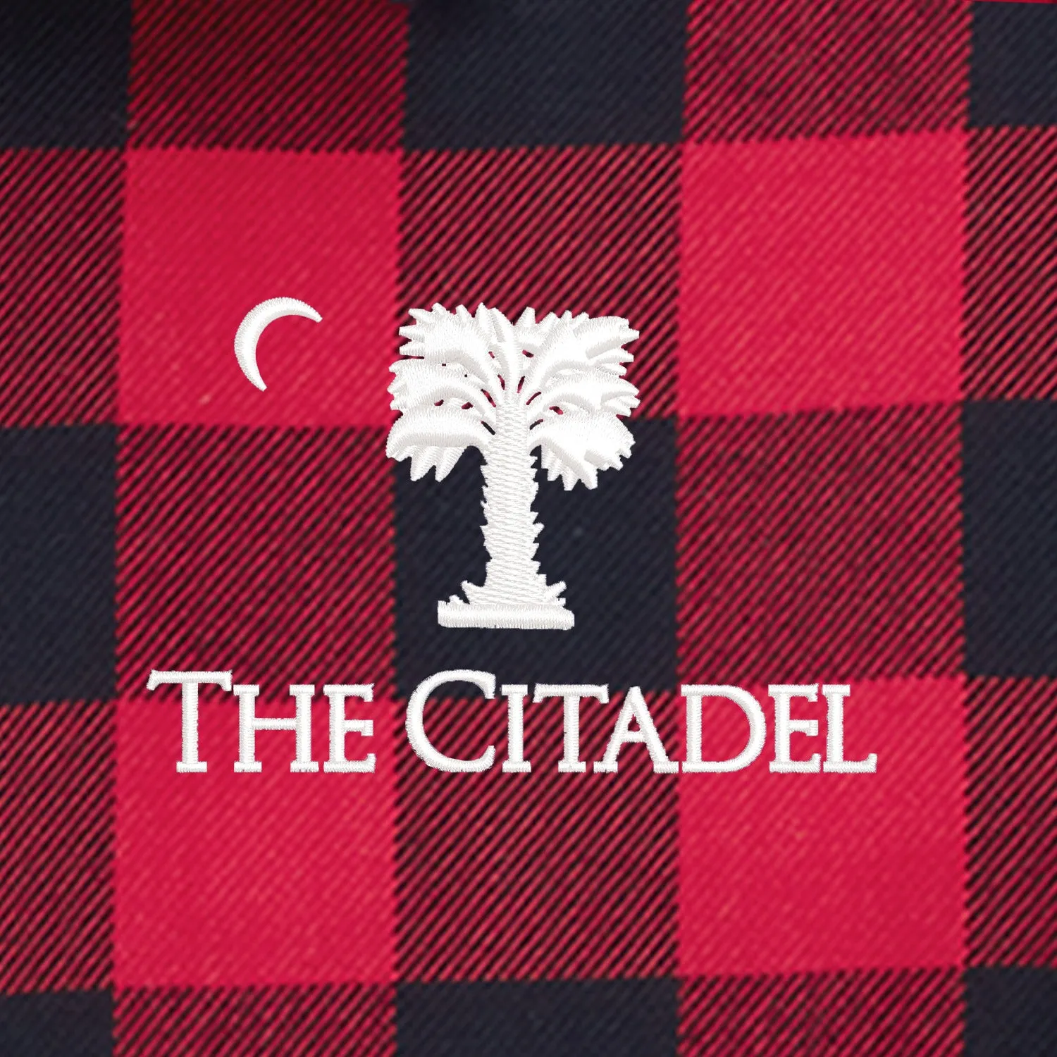 The Citadel, Big Red, Plaid Flannel Shirt