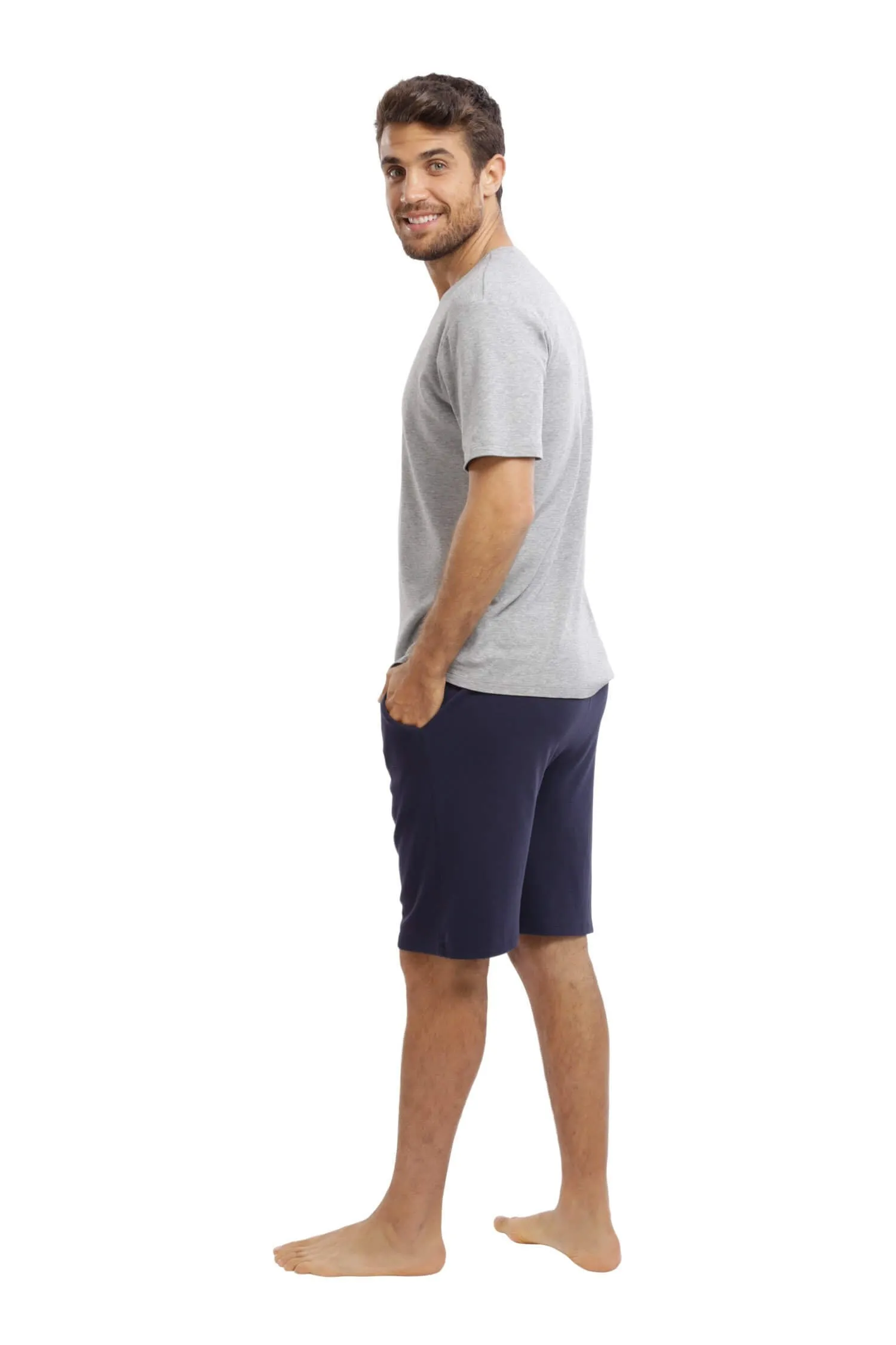 The Men's Weekender Shorts in Navy & Heather Grey (Medium Only)