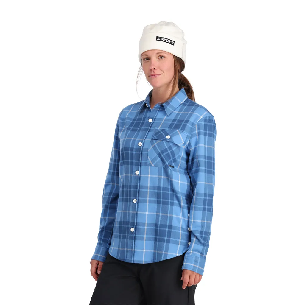 Womens Fab Flannel - Blue Plaid