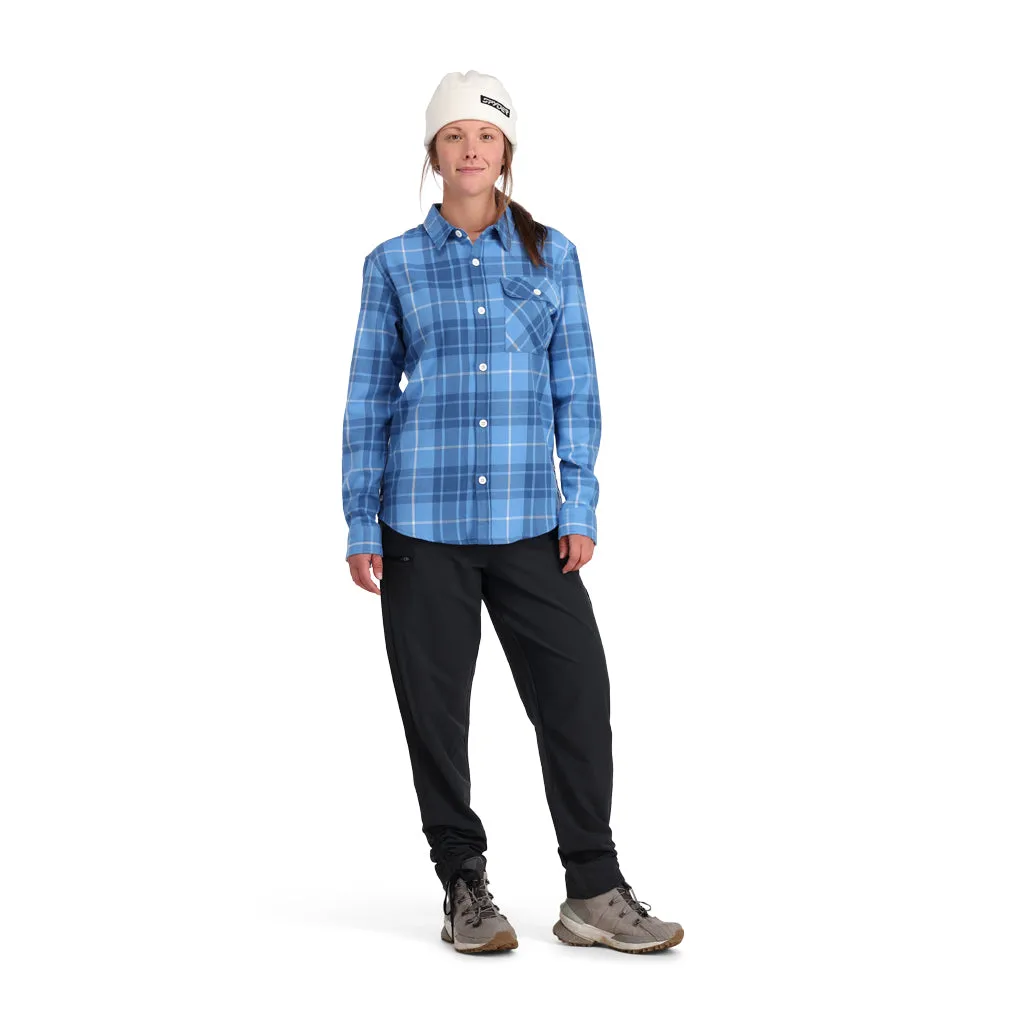 Womens Fab Flannel - Blue Plaid