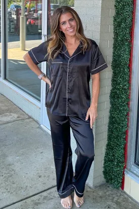 Zenana-Satin Pajama Set